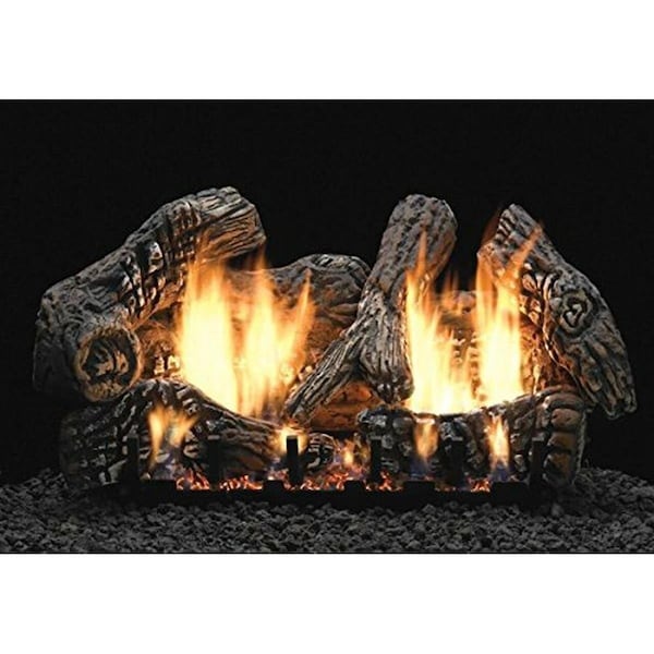 Empire Empire LS18C2S 18 in. Super Charred Oak Ceramic Fiber Vent Free Gas Log Set - 6 Piece LS18C2S - main